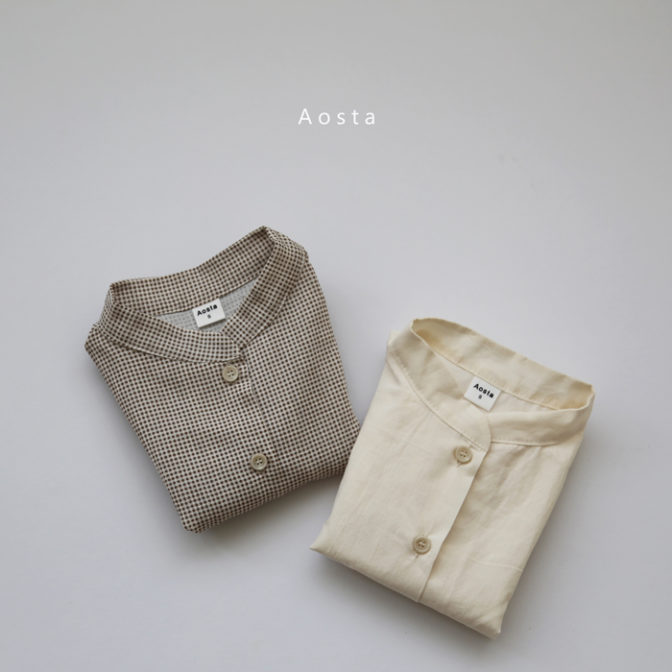 Baby & Kids Garcon shirts AOSTA 2020SS 全２色 ( 70-120cm相当 ...