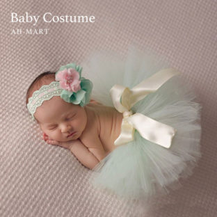 BABY COSTUME G)チュチュスカート ヘアバンド 2点セット [03056]