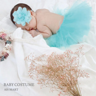 BABY COSTUME H)チュチュスカート ヘアバンド 2点セット [03057]