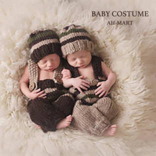 BABY COSTUME L) 全２色 帽子 パンツ 2点セット [03061]